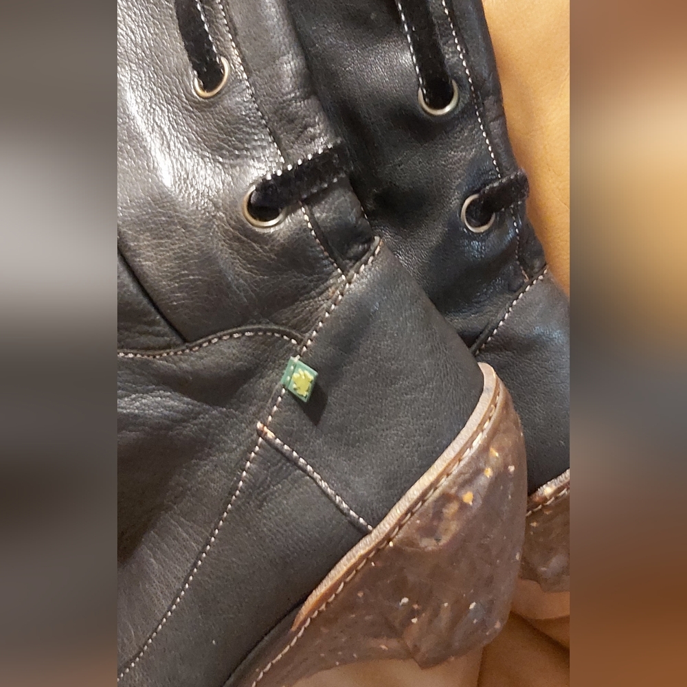 El Naturalista tall wedge boots - Picture 4 of 7